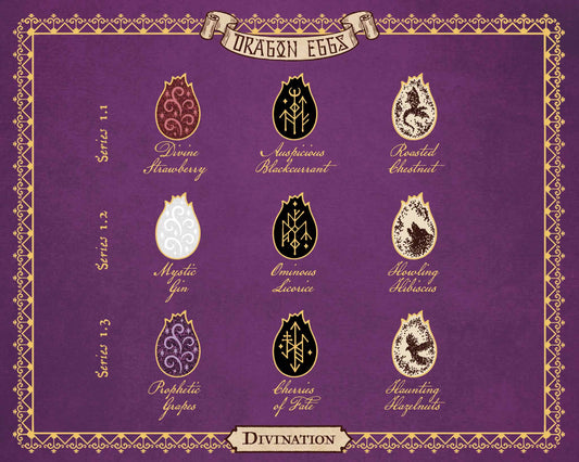 Dragon Eggs Divination - Mini Enamel Pins