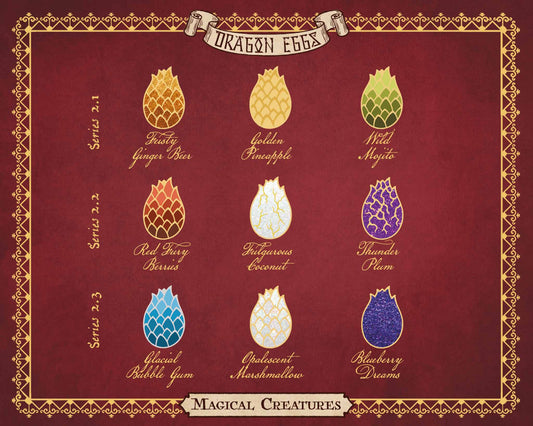 Dragon Eggs Magical Creatures - Mini Enamel Pins