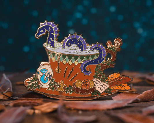 Magical Creatures Teacup - Enamel Pin